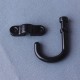 Swivel Hook - Black - 53mm - Metal Hook