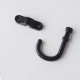 Swivel Hook - Black - 53mm - Metal Hook