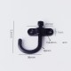Swivel Hook - Black - 53mm - Metal Hook