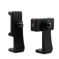 Rotatable phone holder - 360° - tripod adapter