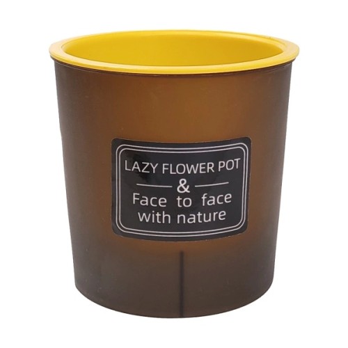 PATIO savaiminio drėkinimo vazonas - 22 cm baltas plastikinis vazonas PATIO savaiminio drėkinimo vazonas - 22 cm baltas plastikinis vazonas