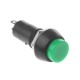 PBS-11A button - 250V 3A - bistable - round - green