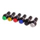 PBS-11B button - 250V 3A - monostable - round - red