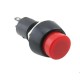 PBS-11B button - 250V 3A - monostable - round - red
