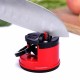 Knife and scissors sharpener with suction cup - mix of colors