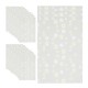 Transparent notes - yellow - 50x50 - self-adhesive transparent notes