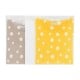 Transparent notes - yellow - 50x50 - self-adhesive transparent notes