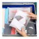 Transparent notes - yellow - 50x50 - self-adhesive transparent notes