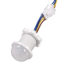 PIR infrared motion sensor - 230V - 20mm - motion detector - LED