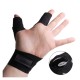 Glove with LED flashlight - waterproof fingerless glove - non-slip