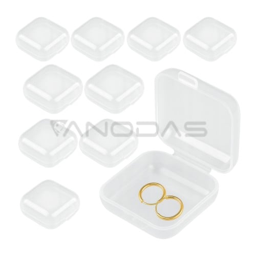 Plastikinė dėžutė 35x35x18mm - uždaras konteineris - Organizatorius Plastikinė dėžutė 35x35x18mm - uždaras konteineris - Organizatorius