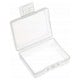 Plastikinė dėžutė su dvigubu uždarymu - 63.5x48x21 mm - Rakinamas konteineris - Tvarkyklės