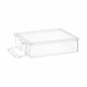 Plastikinė dėžutė su dvigubu užsegimu - 63.5x48x21mm - Rakinamas konteineris - Organizatorius Plastikinė dėžutė su dvigubu užsegimu - 63.5x48x21mm - Rakinamas konteineris - Organizatorius