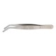 Plastic tweezers - 11cm - curved - universal tweezers