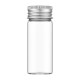 Plastikinis butelis su metaliniu dangteliu 30ml - mėginio buteliukas Plastikinis butelis su metaliniu dangteliu 30ml - mėginio buteliukas