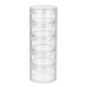 Plastic container 10ml - screw-on jar for glitter decorations screws