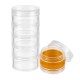 Plastic container 10ml - screw-on jar for glitter decorations screws
