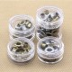 Plastic container 10ml - screw-on jar with glitter decorations, screws