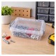 Plastikinis konteineris su dangteliu ir spaustuku 125x85x45mm užrakinamas organizatorius Plastikinis konteineris su dangteliu ir spaustuku 125x85x45mm užrakinamas organizatorius