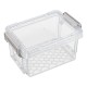 Plastikinis konteineris su dangteliu ir spaustuku 125x85x70mm užrakinamas organizatorius Plastikinis konteineris su dangteliu ir spaustuku 125x85x70mm užrakinamas organizatorius
