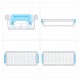 Plastikinis konteineris su dangteliu ir spaustuku 205x85x40mm užrakinamas organizatorius Plastikinis konteineris su dangteliu ir spaustuku 205x85x40mm užrakinamas organizatorius