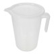 Plastic measuring cup 400ml - kitchen measuring cup 0.4l - jug with handle
