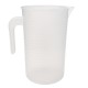 Plastic measuring cup 400ml - kitchen measuring cup 0.4l - jug with handle