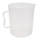 Plastic measuring cup 400ml - kitchen measuring cup 0.4l - jug with handle