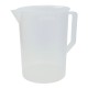 Plastic measuring cup 400ml - kitchen measuring cup 0.4l - jug with handle