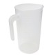 Plastikinis matavimo puodelis 400 ml - virtuvinis matavimo puodelis 0.4 l - ąsotis su rankena