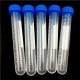 Plastikinis mėgintuvėlis su matavimo puodeliu - 10ml - 16.5x105mm - su dangteliu
