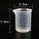 Plastic cup with measuring cup 100ml - kitchen measuring cup