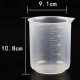 Plastic cup with measuring cup 500ml - kitchen measuring cup