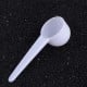 Plastikinis šaukštas - matavimo puodelis - 10g - vienkartinis