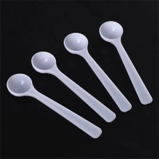 Plastic spoon - measuring cup - 1g - disposable