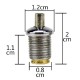 Steel cable lock for lamps - chrome-plated - steel cable stopper - ball lock