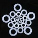 Flat silicone gasket 31/19mm - 5 pcs - for washing machine hose - shower - tap