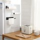 Paper hanger - black - Kitchen holder for towels and foils