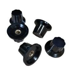 Potenciometro rankenėlė -K17-2 ašis 6mm - aukštis 21mm