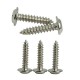 Washer screw 1.7x5mm - Sheet metal screw - 10 pcs - flat head - PWA1.7X5X5