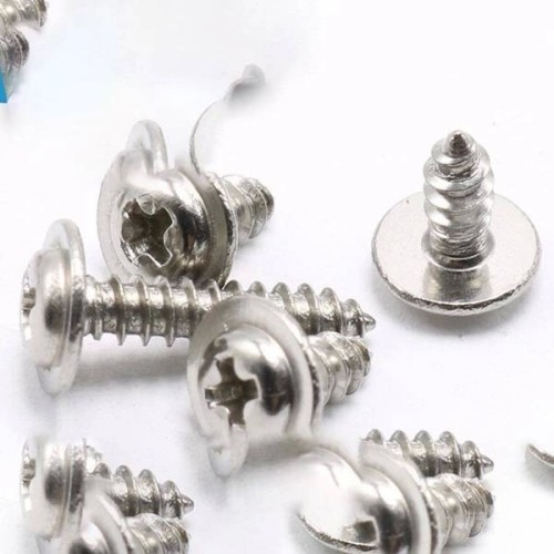 Washer screw 2.3x6mm - Sheet metal screw - 10 pcs - flat head - PWA2.3X6X5 Washer screw 2.3x6mm - Sheet metal screw - 10 pcs - flat head - PWA2.3X6X5