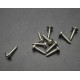 Poveržlės varžtas 3.0x18mm - Lakštinio metalo varžtas - 10 vnt - plokščia galvutė - PWA1.7X4X5
