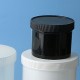 PP Screw Container - 250ml - Black - Round PP Screw Container - 250ml - Black - Round