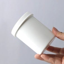 PP Screw Container - 500ml - White - Round