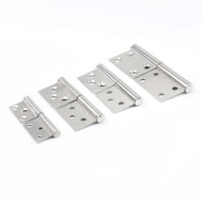 Screw-on removable hinge 77mm stainless steel flag hinge