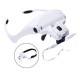 Professional Head-mounted Magnifier 9892B2 - 1-3.5x Magnifying glasses with lighting