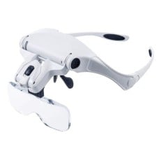 Professional Head-mounted Magnifier 9892B2 - 1-3.5x Magnifying glasses with lighting