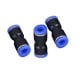 PU-8mm straight plug coupling - Pneumatic quick coupling for water