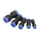 PU-8mm straight plug coupling - Pneumatic quick coupling for water