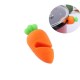 Pot lid stopper - carrot - silicone lid holder